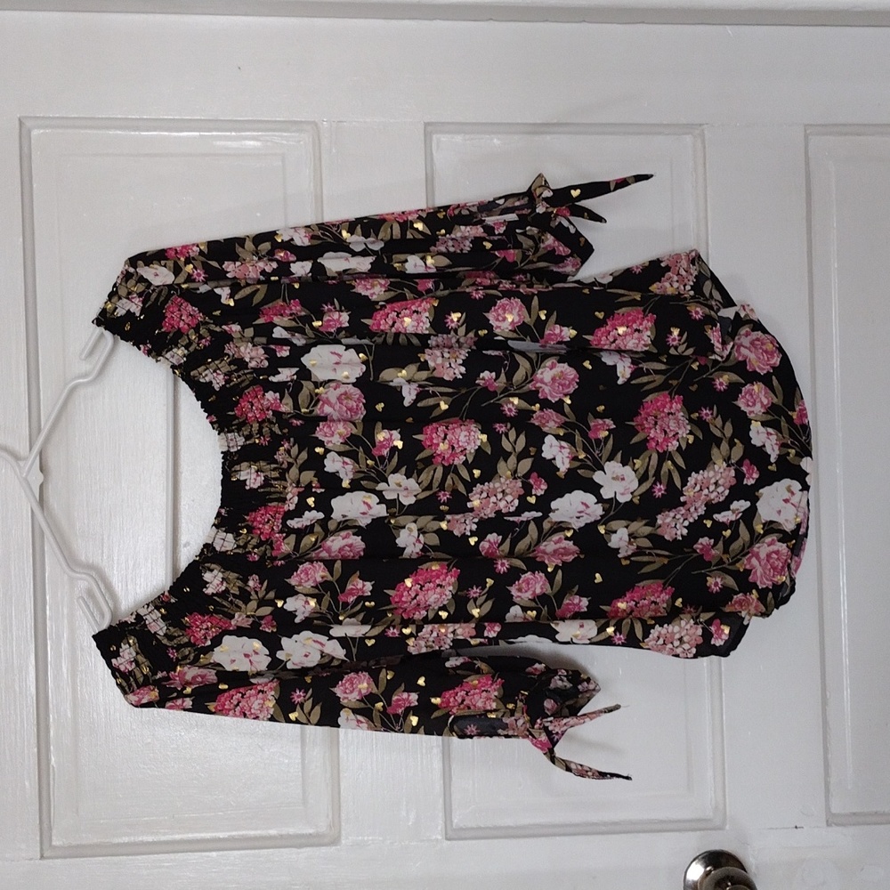 J for Justify Tunic Blouse Women Size 1X floral